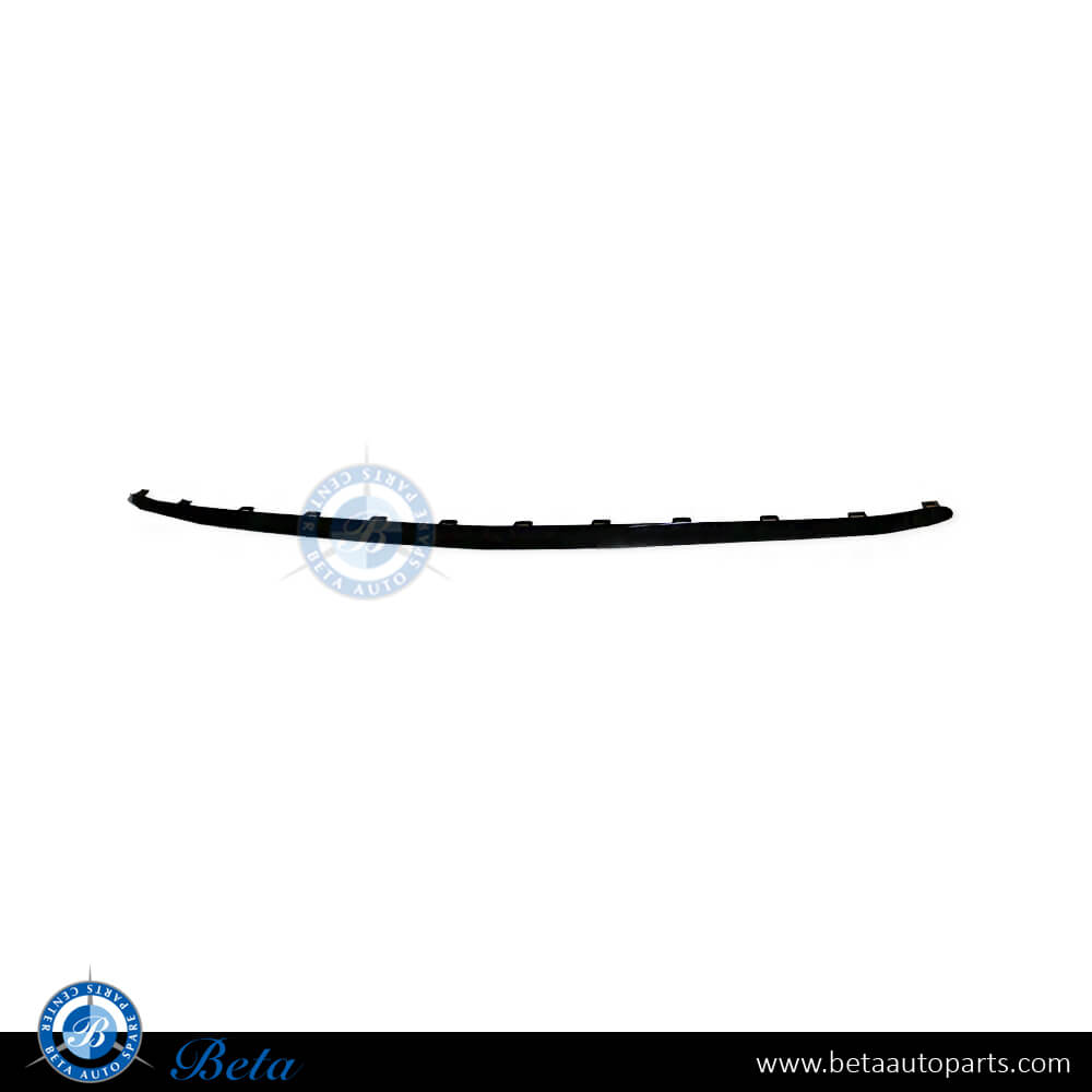 Front Bumper Moulding Normal AMG - Black for Mercedes E-Class W213 2021-Up models, Part Number 2138850505 Front Bumper Moulding Normal AMG - Black for Mercedes E-Class W213 2021-Up models, Part Number 2138850505